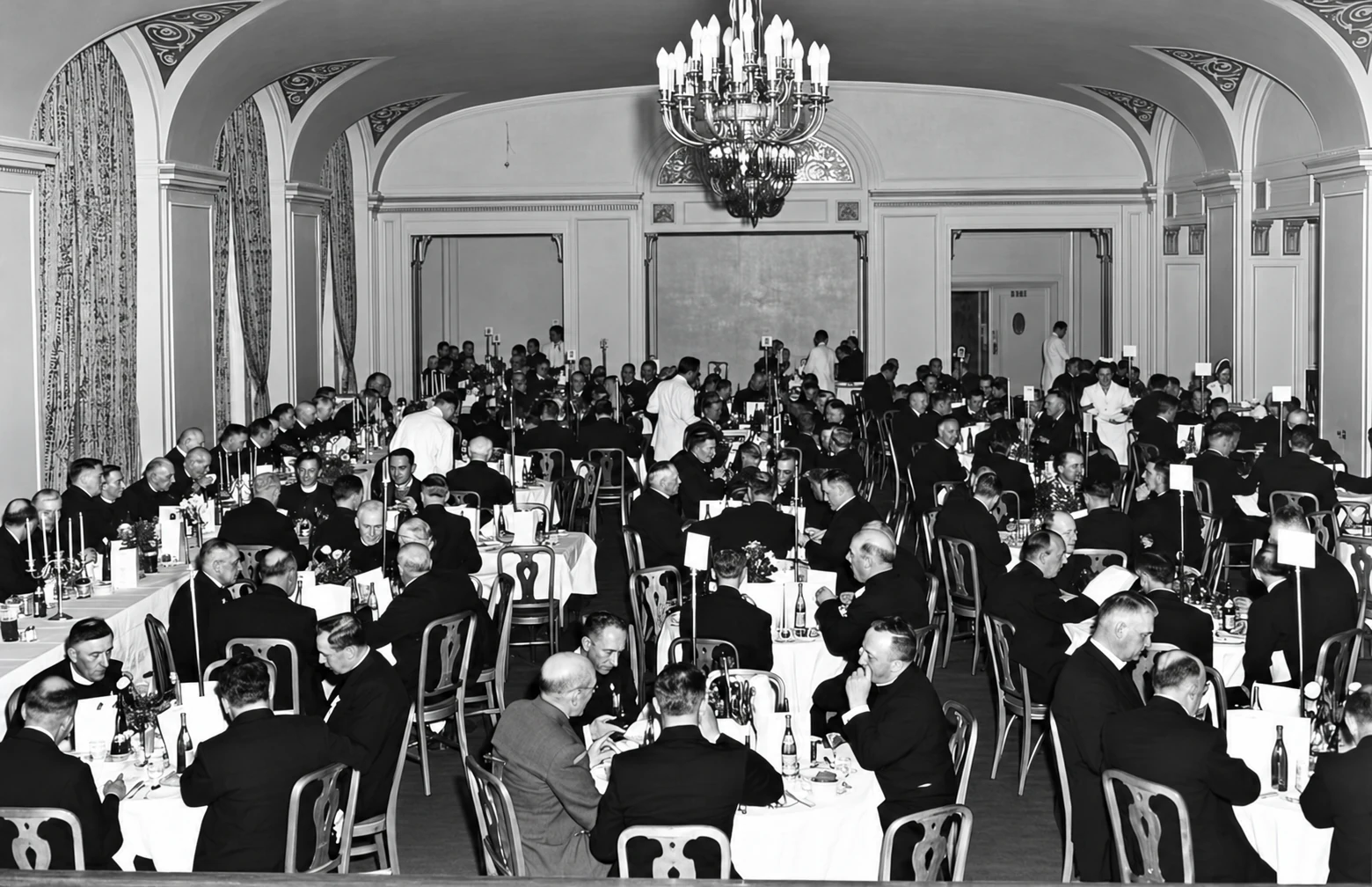 Banquet des fêtes du 50è en 1946
