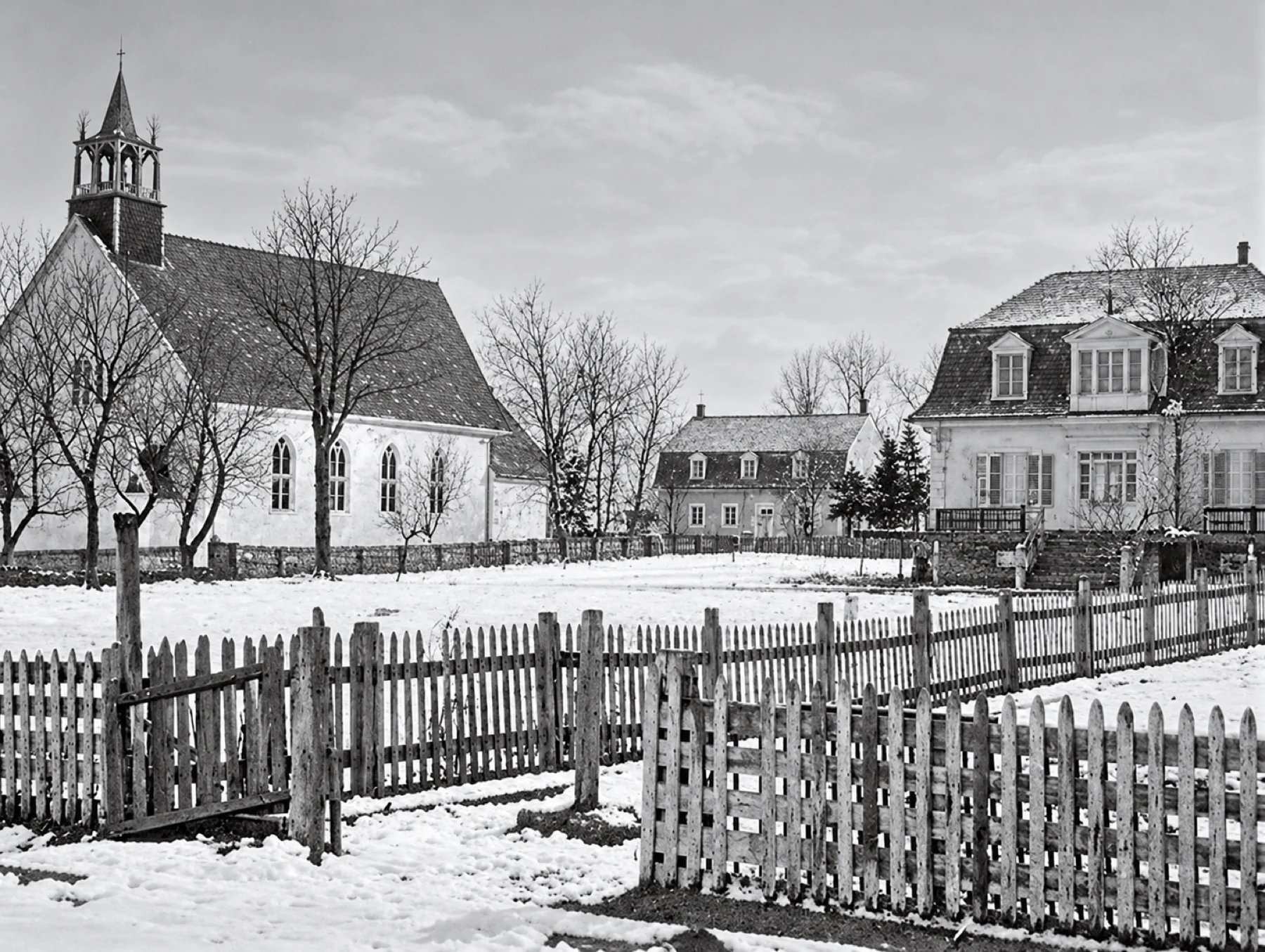 Bersimis en hiver, photographie prise par Jean Le Jollec