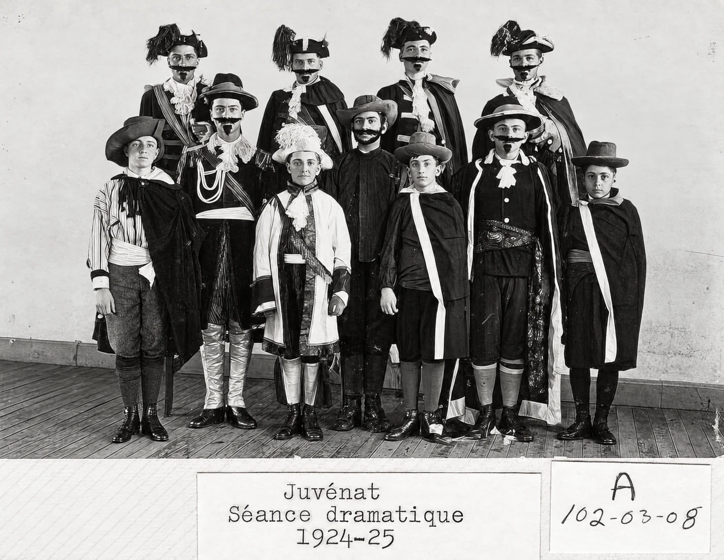 Séance dramatique en 1924