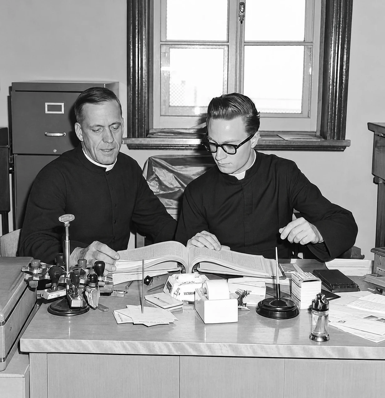 Fr Joseph et Normand Martin